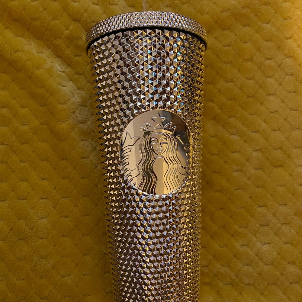 Gold studded Starbucks coffee cup!!